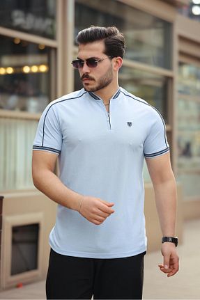تیشرت آبی مردانه رگولار Miron - کد 814748210