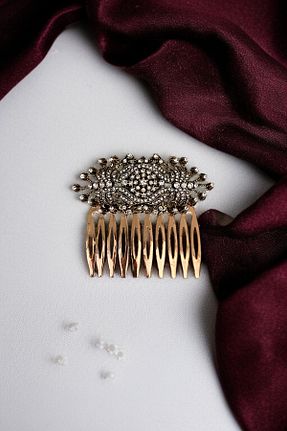 گیره سر سفید زنانه سنگ کریستال FAYRA ACCESSORIES - کد 903208274