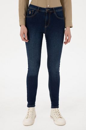 شلوار آبی زنانه پارچه U.S. Polo Assn. - کد 828825779