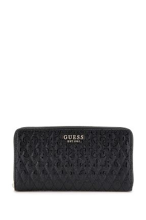 کیف پول مشکی زنانه چرم مصنوعی Guess - کد 903231873