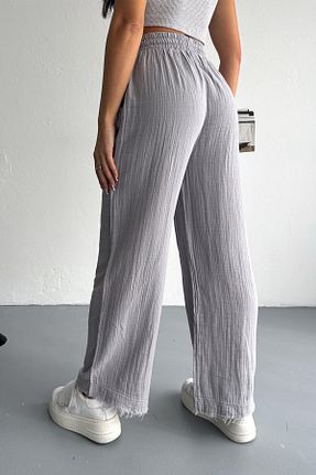 شلوار طوسی زنانه پارچه İstangül Butik - کد 903229016