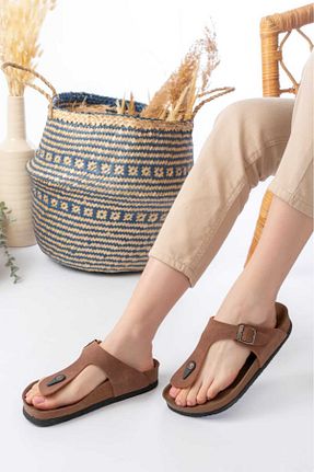 دمپائی قهوه ای زنانه پارچه ای CRAFT MODA - کد 903245887