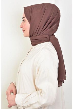 شال قهوه ای زنانه پنبه ای AybarsStore - کد 903236282