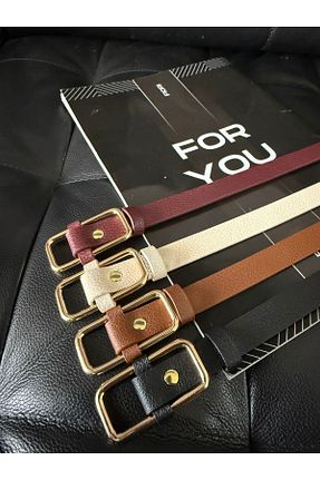 کمربند رنگی زنانه چرم مصنوعی Fiori - کد 903245216