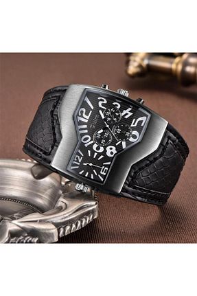 ساعت مچی مشکی مردانه 40 میلی متر Oulm - کد 903266776