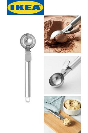 قاشق و چنگال و کارد طوسی 1 نفره IKEA - کد 903295444
