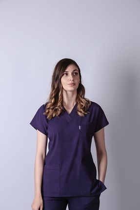 لباس کار بنفش ACESO - کد 694971671