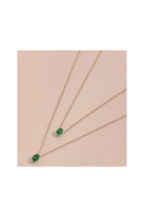 گردنبند استیل ( فولاد ) طلائی زنانه استیل (فولاد) Mira - کد 906109065