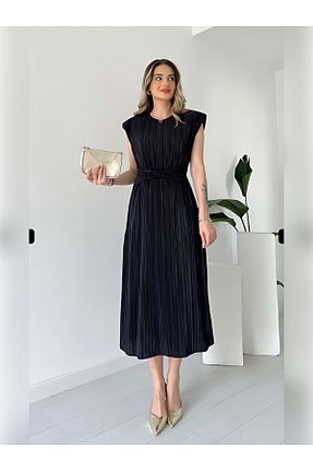 لباس مشکی زنانه بافتنی LAMİFUSTORE - کد 843446683