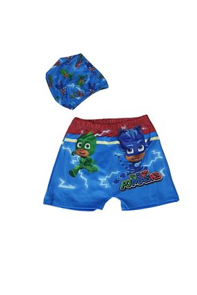 شلوارک ساحلی آبی بچه گانه Arya Nisa Kids - کد 896044205