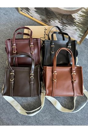 کیف دوشی مشکی زنانه چرم مصنوعی fao polo - کد 903372234