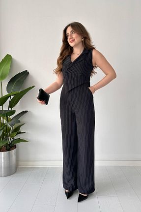 سرهمی مشکی زنانه بدون آستین MaziButik - کد 904463962