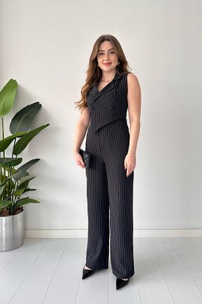 سرهمی مشکی زنانه بدون آستین MaziButik - کد 904463962