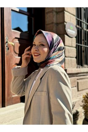 روسری رنگی پنبه ای MİRHASARBUTİK - کد 903373330