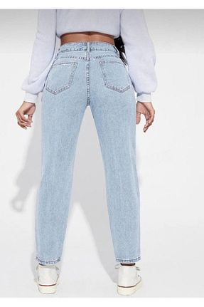 شلوار جین آبی زنانه پاچه ساده sion jeans - کد 927789563