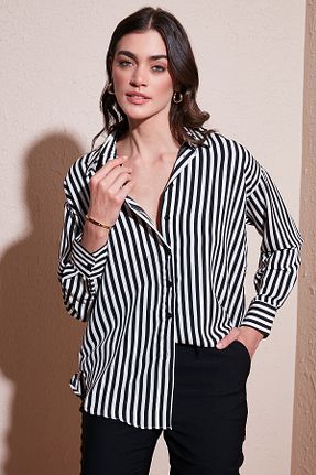 پیراهن مشکی زنانه رگولار Lela - کد 903412078