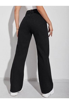 شلوار جین مشکی زنانه پاچه ساده sion jeans - کد 927788603