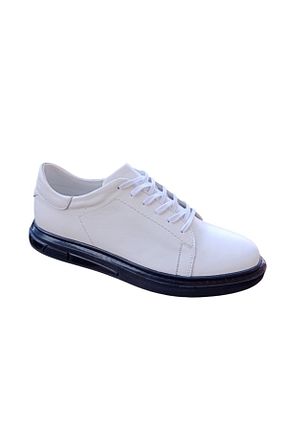 کفش کژوال سفید مردانه چرم خالص Tardelli - کد 903414040