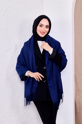 شال سرمه ای زنانه پنبه ای Golden Rose - کد 903417175