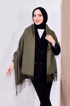 شال خاکی زنانه پنبه ای Golden Rose - کد 903417184