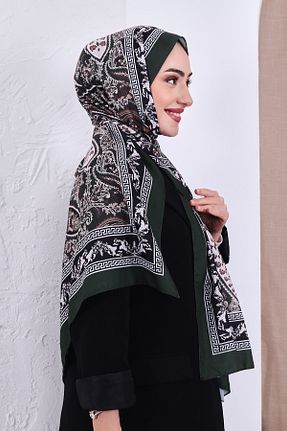 شال سبز زنانه پنبه پلی استر Golden Rose - کد 903414401