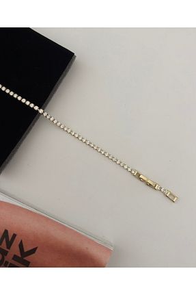 دستبند استیل (فولاد) طلائی زنانه استیل (فولاد) XUPING JEWELRY - کد 868692028
