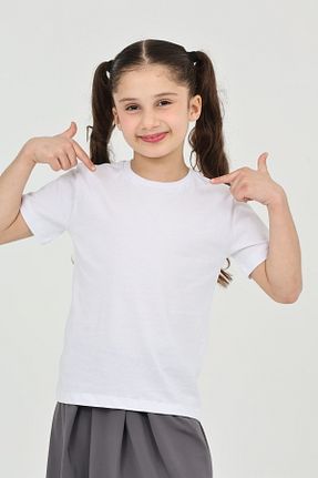 تیشرت سفید بچه گانه رگولار ERDEM KIDS - کد 904487745