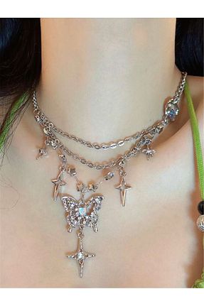 گردنبند جواهر زنانه زیرکن La Saade - کد 903445017
