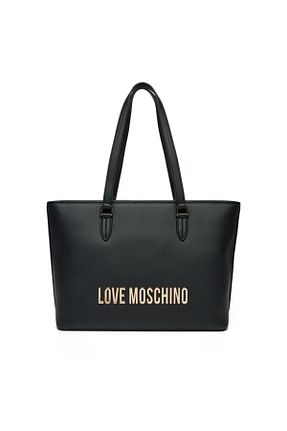 کیف دوشی مشکی زنانه چرم مصنوعی Love Moschino - کد 903447445