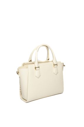 کیف دوشی بژ زنانه پلی اورتان Love Moschino - کد 903447502