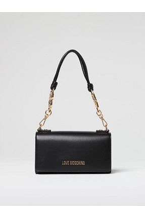 کیف دوشی مشکی زنانه پلی اورتان Love Moschino - کد 903447449