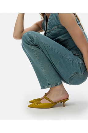 دمپائی سبز زنانه پاشنه نازک İpekyol - کد 900374871