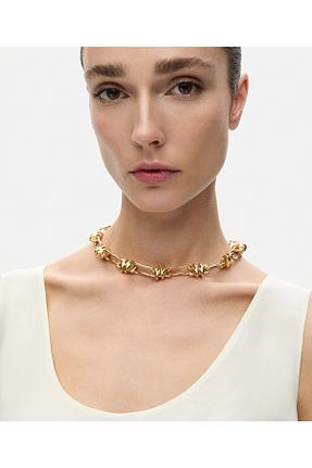 گردنبند جواهر طلائی زنانه İpekyol - کد 894877897