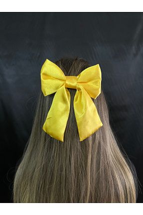 گیره سر زرد زنانه ساتن MegssStore - کد 903478982