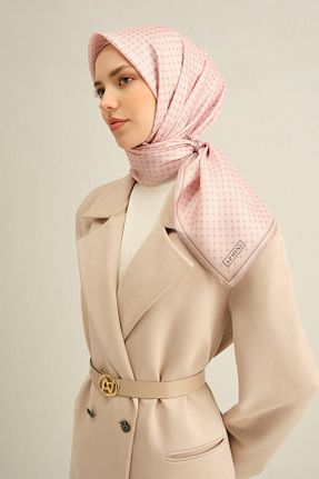 روسری رنگی کرپ ساتن ابریشم Armine - کد 903843292