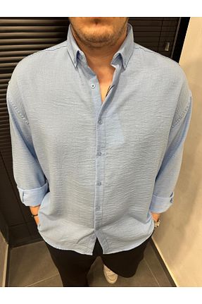 پیراهن آبی مردانه Relaxed Detts - کد 903517230