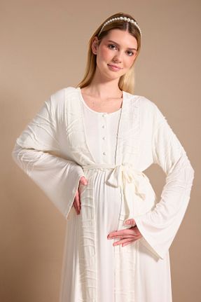 لباس شب بارداری نباتی زنانه ساده Lohussa - کد 861896437