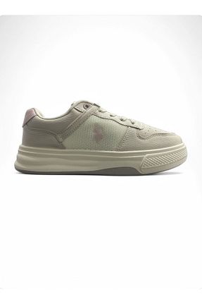 کفش اسنیکر بژ زنانه بند دار U.S. Polo Assn. - کد 903524761
