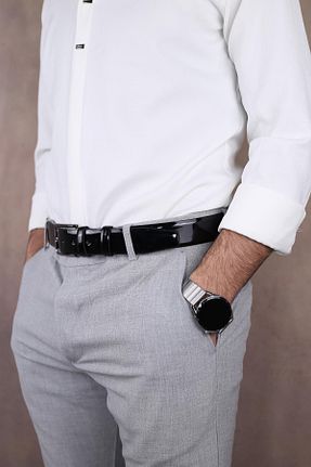 کمربند مشکی مردانه Walkenzo - کد 903529536