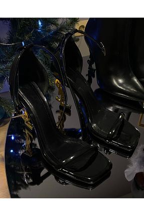 کفش پاشنه بلند کلاسیک مشکی زنانه چرم مصنوعی MARSEL - کد 897085461
