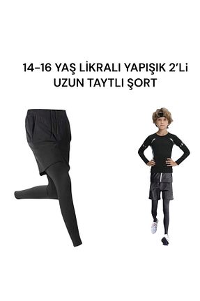 شوارک اسپرت مشکی بچه گانه بلند Gök Sports - کد 904698579