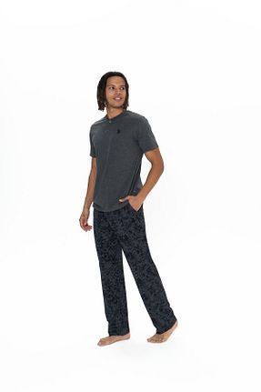 ست لباس راحتی طوسی مردانه لیسانس دار	 U.S. Polo Assn. - کد 903370229