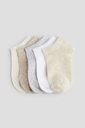جوراب سفید بچه گانه پنبه ای H&M - کد 903627458