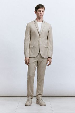 کت بلیزر بژ مردانه H&M - کد 903628137
