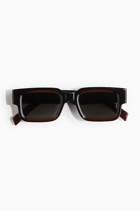 عینک آفتابی قهوه ای مردانه 50 H&M - کد 903628458