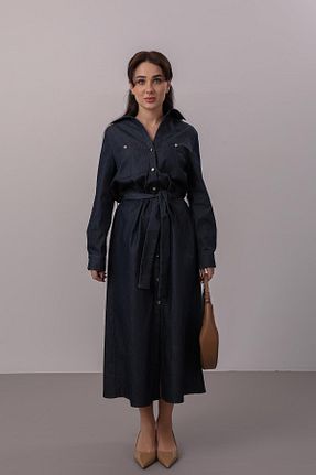 لباس سرمه ای زنانه جین FACETTE - کد 903629689