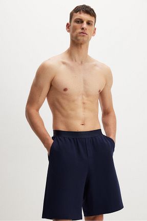 شلوارک و برمودا سرمه ای مردانه Relaxed H&M - کد 904710664