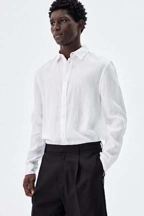 پیراهن مردانه یقه پیراهنی H&M - کد 903628506