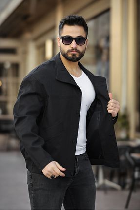 کت مشکی مردانه اورسایز Genel Markalar - کد 903633567