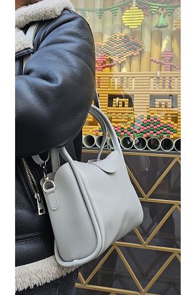 کیف دوشی طوسی زنانه چرم مصنوعی Home - کد 903628370